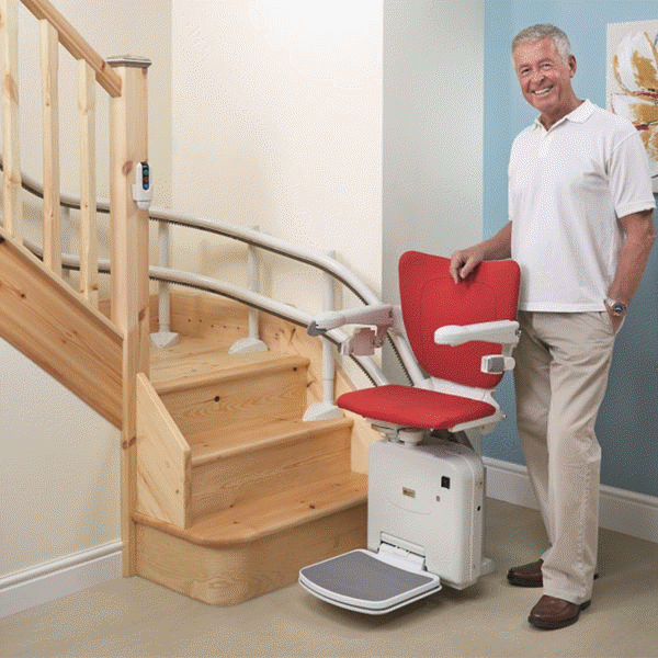 Mission Viejo 2000 curve handicare stairlift