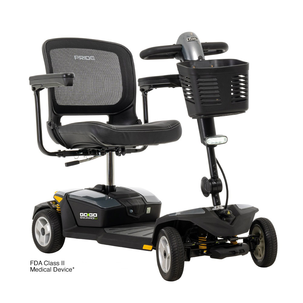 Pride Go Go Endurance Li electric mobility scooter at The Jazzy Store by Electropedic, Phoenix