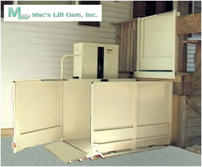 Wheelchair Lifts Macs PL50 and PL72 Macslift Commercial - ADA Trus-T-Lift Bruno VPL3100 Residential & Commercial Harmar Residential & Commercial Pride Mobility Lifts Harmar Inside Lifts Harmar Outside Lifts TriLift Outside Lifts