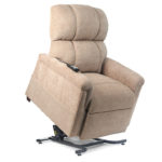 Orange reclining seat leather lift chair recliner