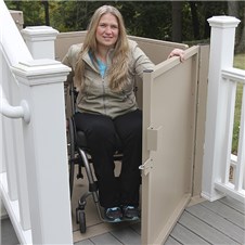 Wheelchair Lifts Macs PL50 and PL72 Macslift Commercial - ADA Trus-T-Lift Bruno VPL3100 Residential & Commercial Harmar Residential & Commercial Pride Mobility Lifts Harmar Inside Lifts Harmar Outside Lifts TriLift Outside Lifts