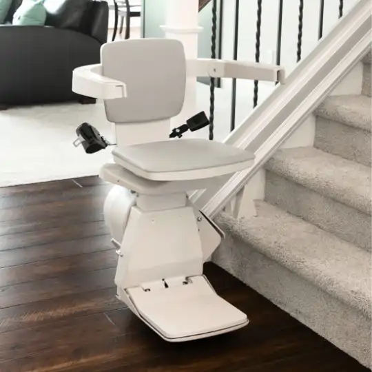 Used Bruno Elan straight indoor electric stair lift