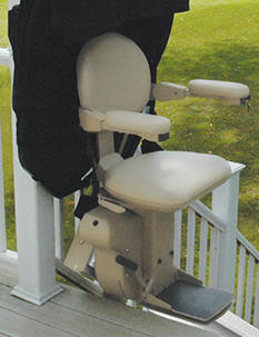 san francisco outdoor exterior stair liftchair