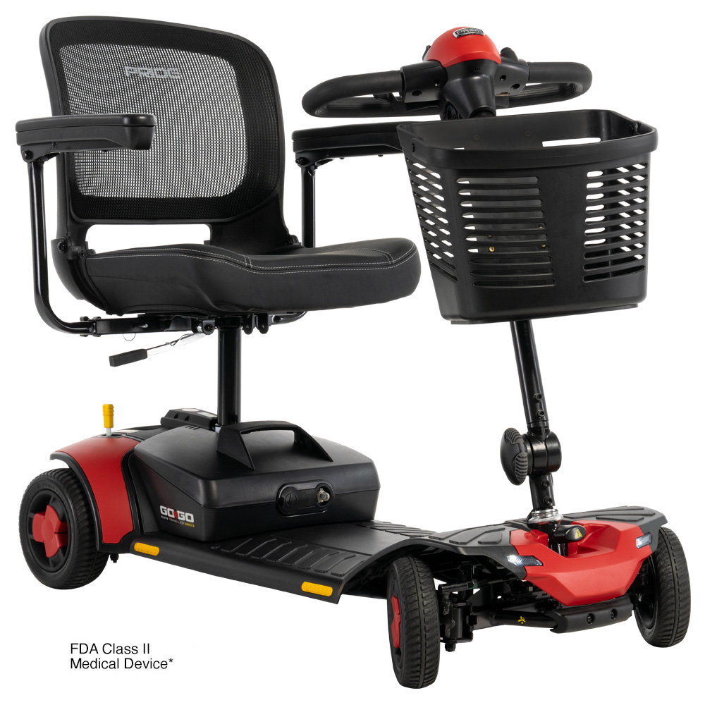 Pride Go Go Elite Traveller Gen 3 electric mobility scooter at The Jazzy Store by Electropedic, Phoenix