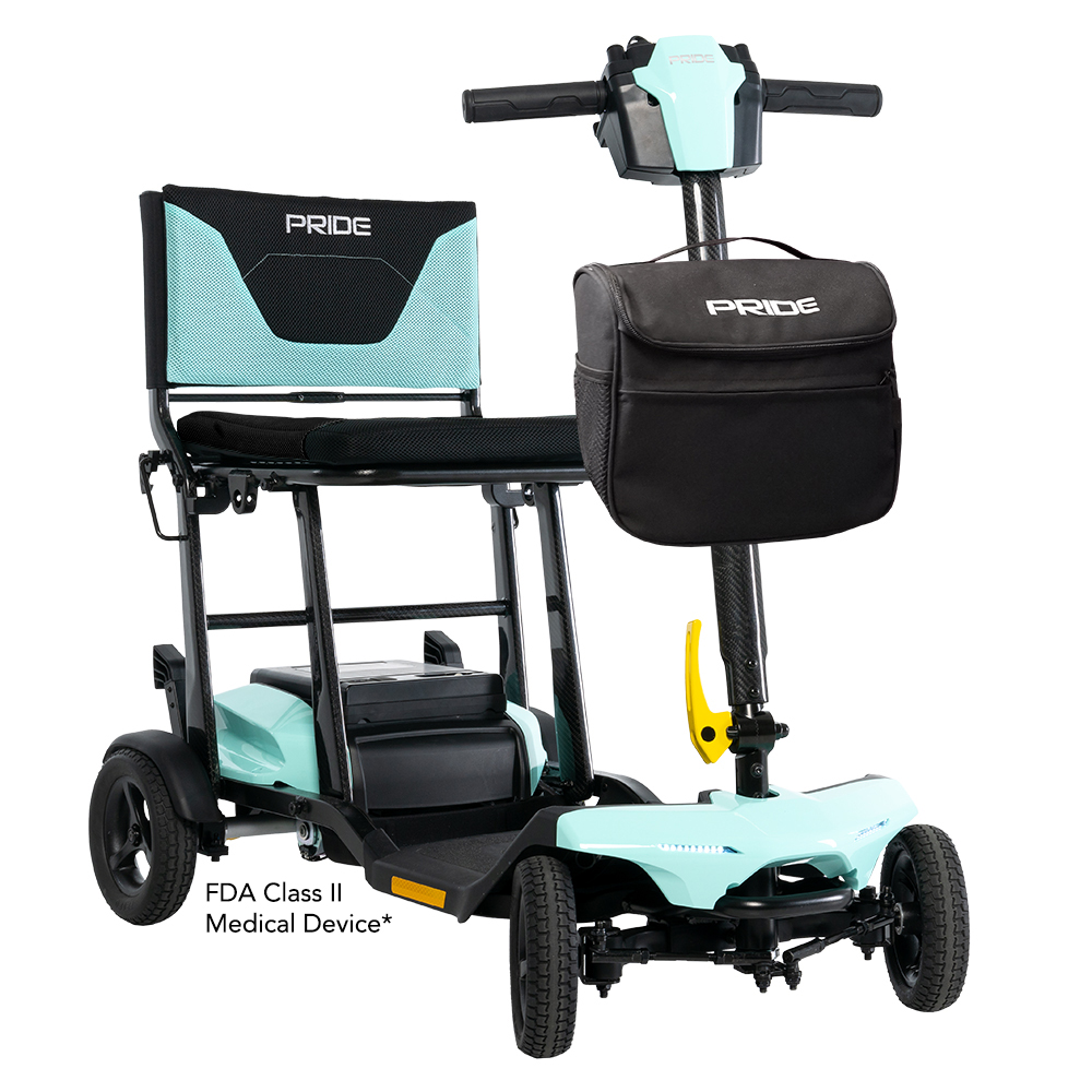 Pride Go Go Super Portable electric mobility scooter at The Jazzy Store by Electropedic, Phoenix