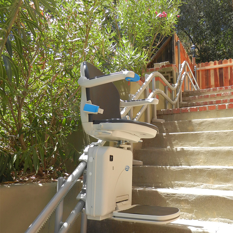 Cypress handicare 2000 curved stairchair are in Anaheim ca kraus stairchair