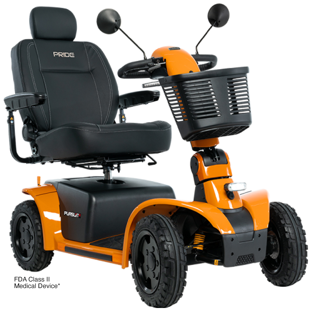Pride Pursuit 2 electric mobility scooter at The Jazzy Store by Electropedic, Phoenix