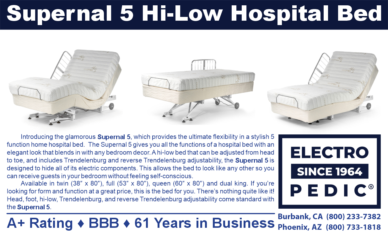 Los Angeles Supernal 5 Electric Hospital Bed