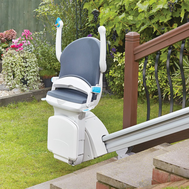 in la the handicare 1000 outdoor outside exterior stair chairlift