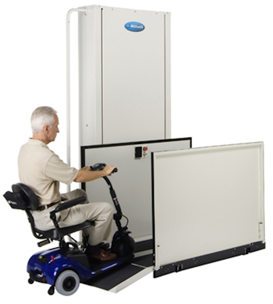 santa ana vpl vertical platform wheelchair lift