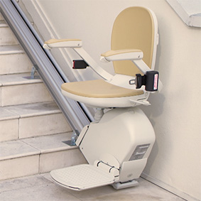 city outdoor stairlift exterior stairway staircase chair outside stairchair