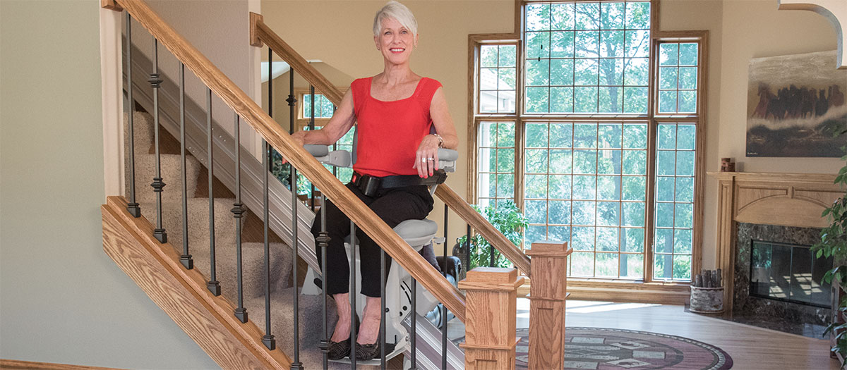 Los Angeles elite Bruno heavy duty straight rail stair chair