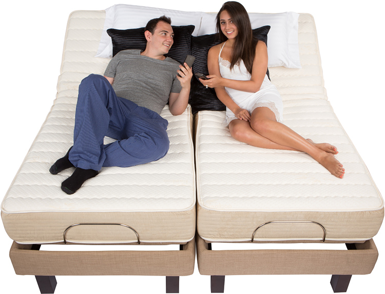 Dual Split King Adjustable Beds, Dual King Adjustable Bed