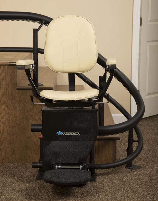 Anaheim curved stair liftchair