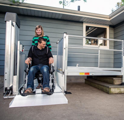 phoenix az wheelchair elevator vertical platform vpl are porch lifts for mobile home pl50 mac