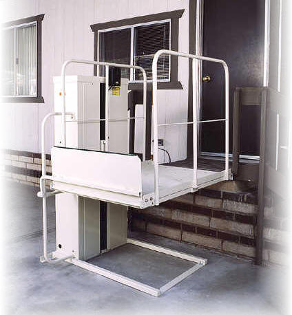 San Diego macslift gate dealer pl50 vpl vertical platform wheelchair elevator lift