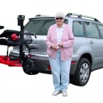 Trilift Customer with their Trilift mobility product
